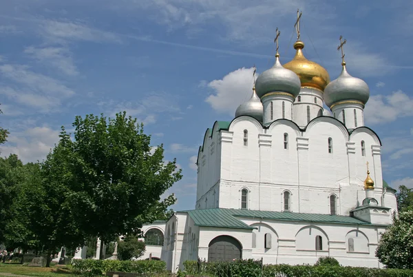 MOSCOW, RUSSIA - JULY 27, 2009: Smolensky Cathedral of Novodevichy Convent, Moscow — Stock Photo, Image