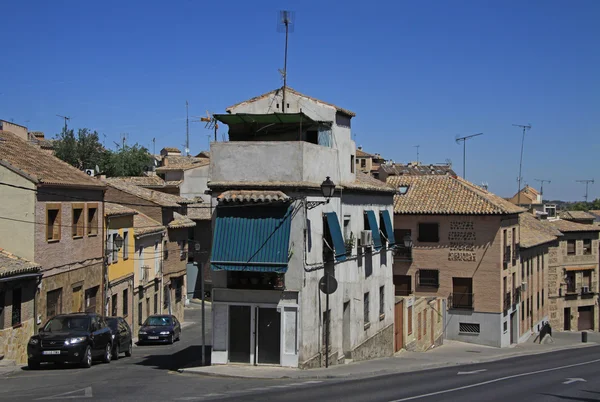 Toledo, İspanya - 24 Ağustos 2012: Görünüm Toledo sokakları — Stok fotoğraf