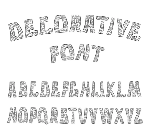 Textura decorativa letras ABC . — Archivo Imágenes Vectoriales