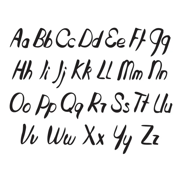 Buchstaben des Alphabets geschrieben. — Stockvektor