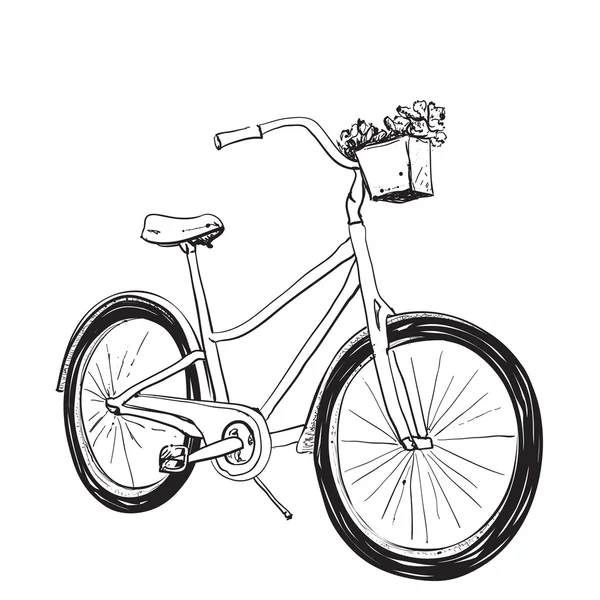 Illustration de bande dessinée de vélo — Image vectorielle