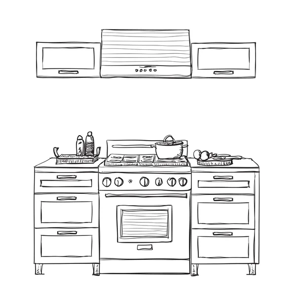 Gráfico vectorial Boceto cocina Imagen vectorial Boceto cocina - Página
