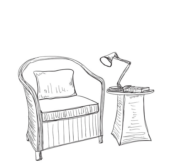 Интерьер комнаты ручной работы
 