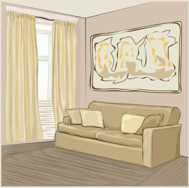 Vektör iç kroki tasarımı 