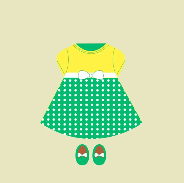 Robe bébé — Image vectorielle