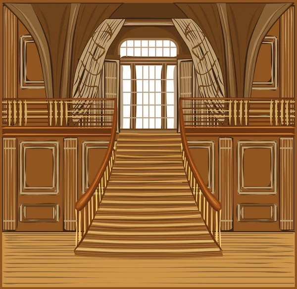 Intérieur du château — Image vectorielle