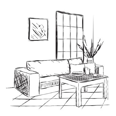 Bir iç anahat kroki.