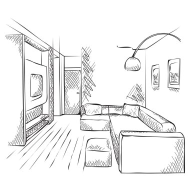 Bir iç anahat kroki.