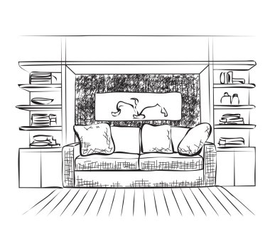 Bir iç anahat kroki.