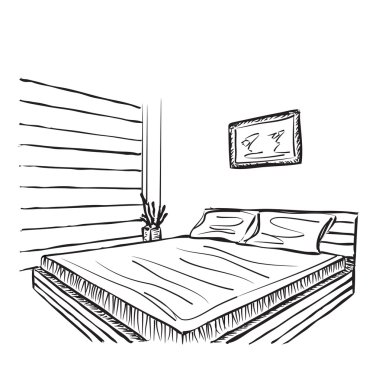 yatak odası modern iç