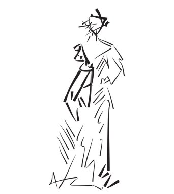 moda modelleri kroki