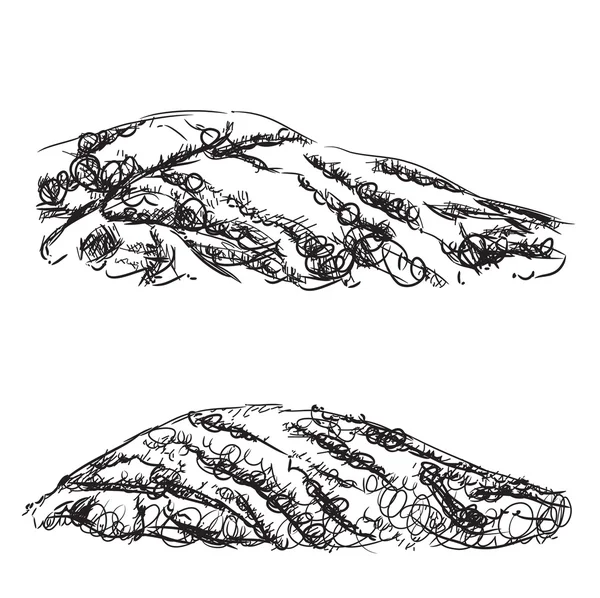 Векторная иллюстрация гор. — стоковый вектор