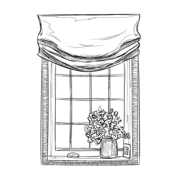 Ручной рисунок Windows Sketch — стоковый вектор
