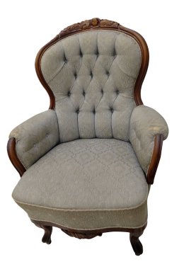 Beyaz arka plan üzerinde izole bir sandalye