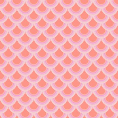 Renkli balık ölçek deseni ile vektör sorunsuz arka plan