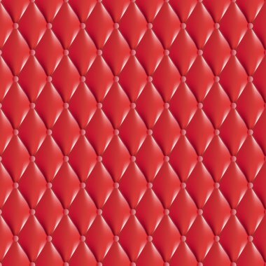 Red antique style leather with rhombus clipart