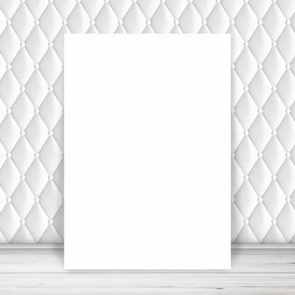 Cartel en blanco con interior blanco — Archivo Imágenes Vectoriales