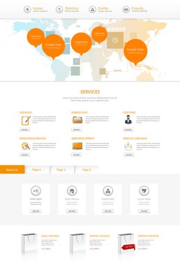 web sitesi şablonu tasarımı