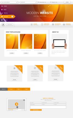Web sitesi şablonu işletmeniz için