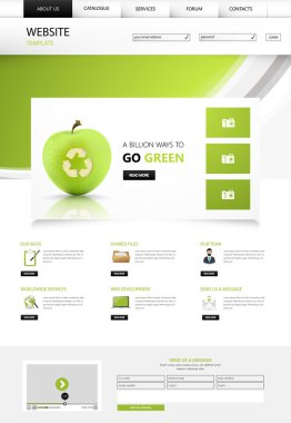 Eko Web sitesi şablonu