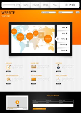 Web sitesi tasarım şablonu