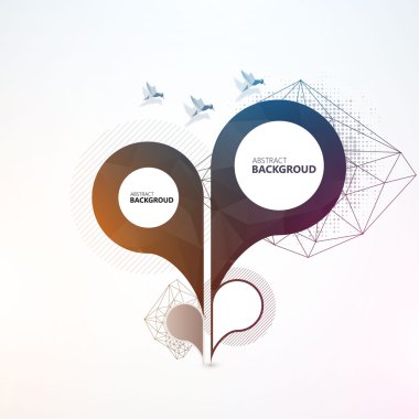 Renkli soyut arkaplan