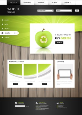 Yeşil Eko Web sitesi tasarımı