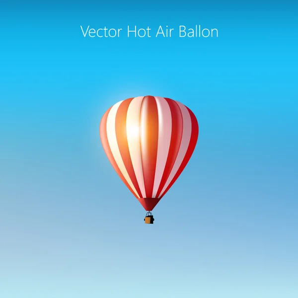 Vector hot air balloon — Stock Vector