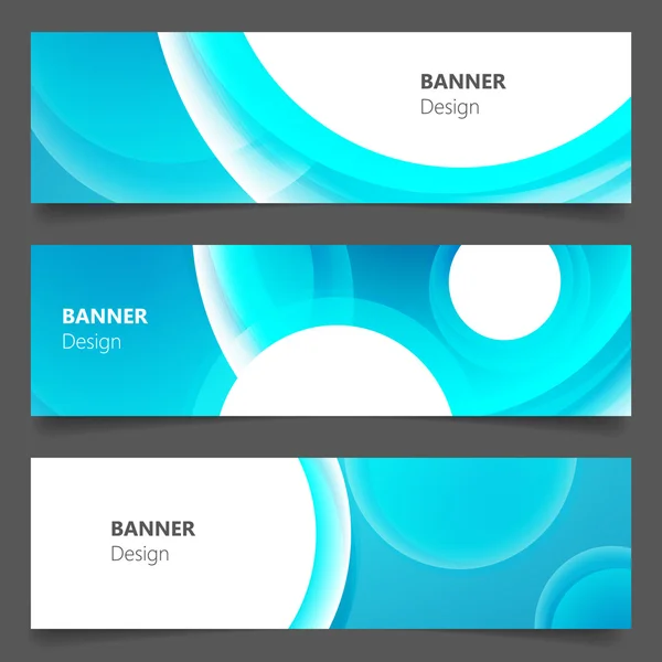 Website banner or header set. EPS 10. — Stock Vector