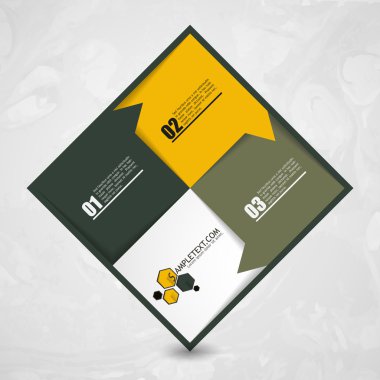 Infographic tasarımı, minimalist renkleri