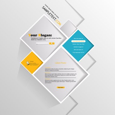 web sitesi şablonu tasarımı