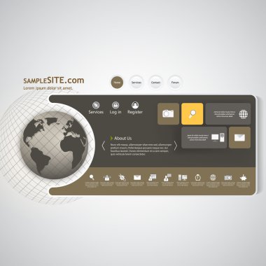 web sitesi şablonu tasarımı