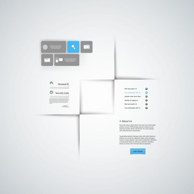 web sitesi şablonu tasarımı