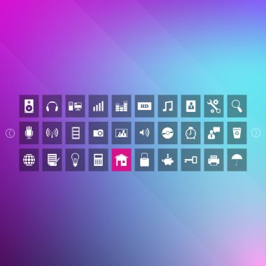 Metro stil Medya simgeler