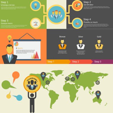 web sitesi şablon tasarımı düzenlenebilir vektör biçiminde