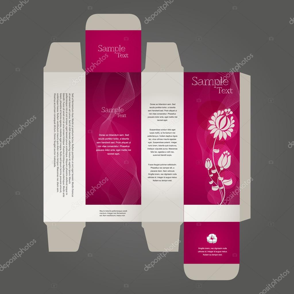 Perfume Box Design Stock Vector Image By C Droidworker
