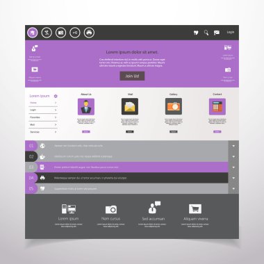 Web sitesi şablonu Minimal Tema