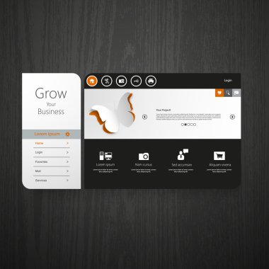 web sitesi şablonu tasarımı