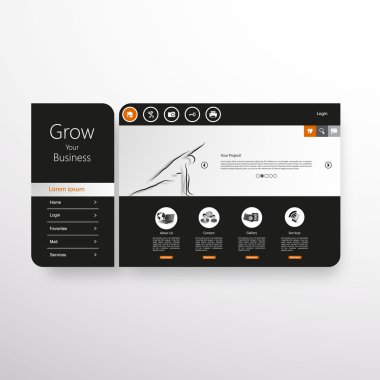 web sitesi şablonu tasarımı