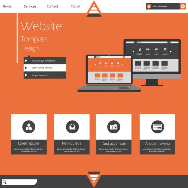 web sitesi şablonu tasarımı