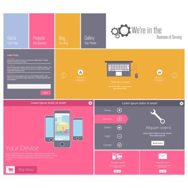 web sitesi şablonu tasarımı