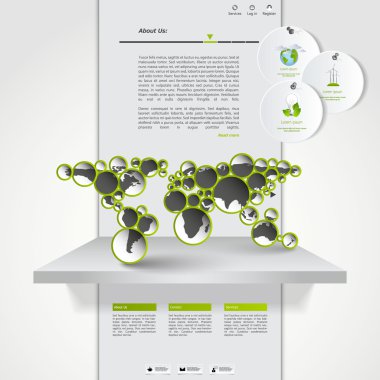 Eko Web sitesi şablon tasarımı