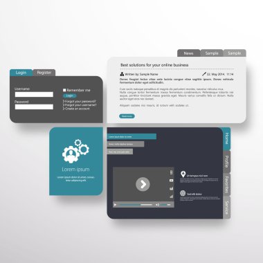 web sitesi şablonu tasarımı