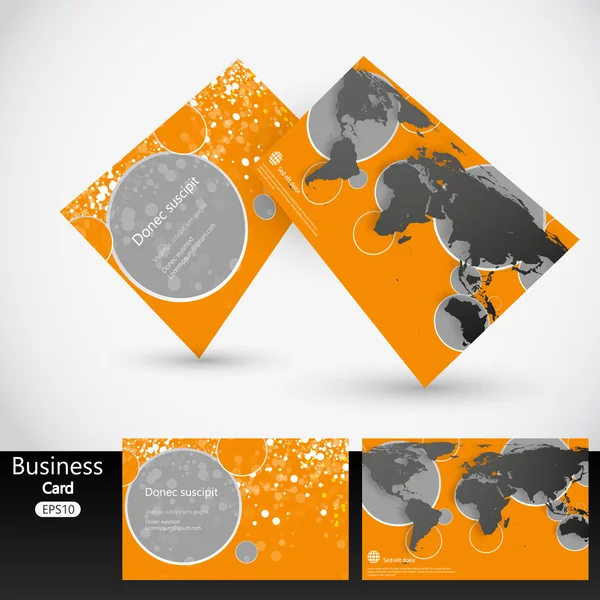 Business card design — Stock Vector