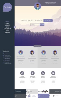 web sitesi şablonu tasarımı