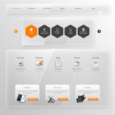 web sitesi şablonu tasarımı