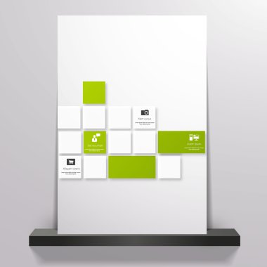 A4 / A3 format poster en az arka plan