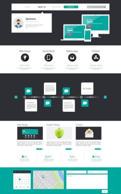 web sitesi şablonu tasarımı