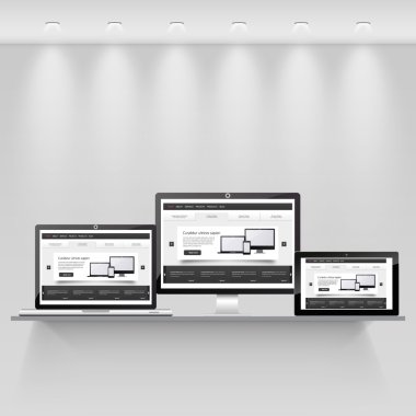 yanıt veren web şablonu.