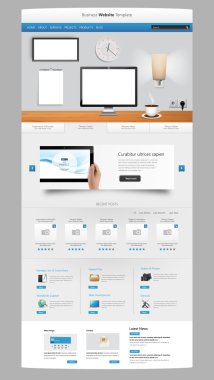 web sitesi şablonu tasarımı